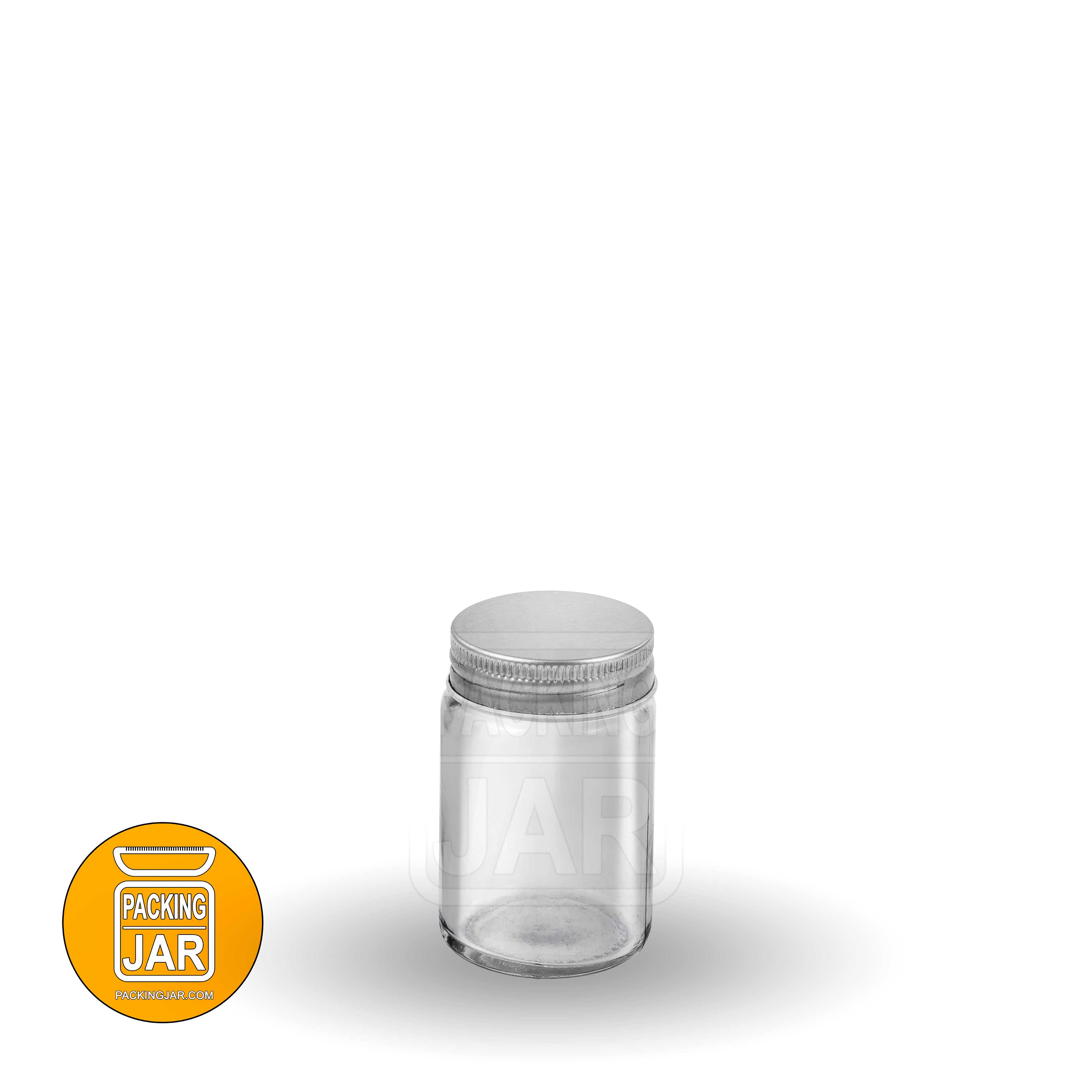 جار شیشه ای مک کارتی استوانه ای سایز 4